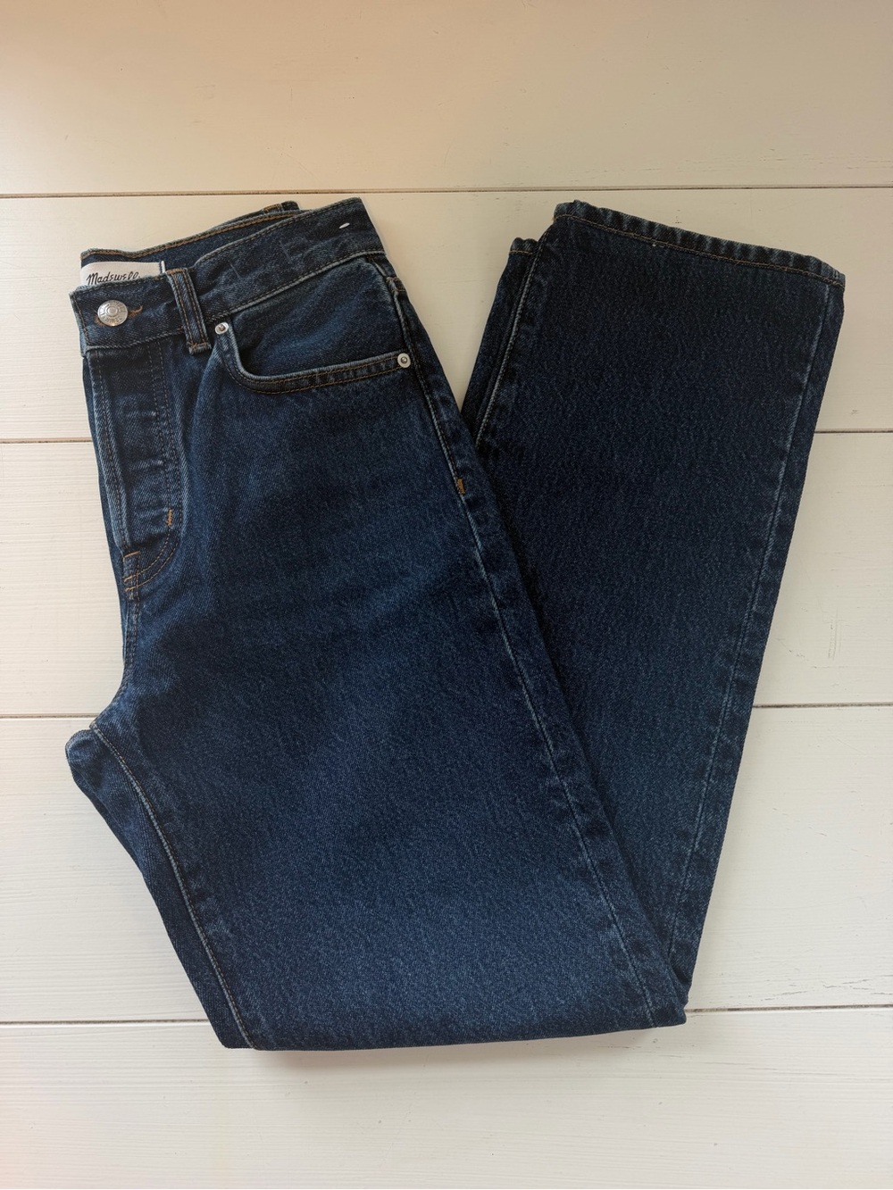 Madewell The Longline Straight Jeans